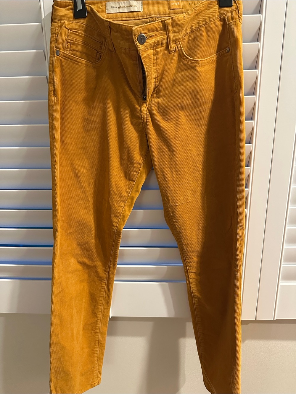 Pilcro Skinny Jeans in Mustard